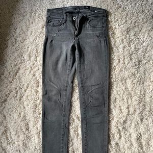 Anthro Gray Jeans